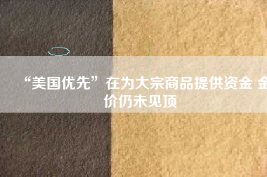 “美國(guó)優(yōu)先”在為大宗商品提供資金 金價(jià)仍未見頂