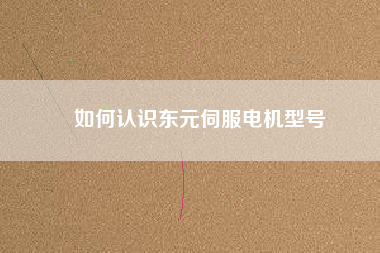 如何認識東元伺服電機型號